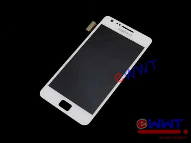   Galaxy S2 Replacement White LCD Screen+Touch Digitizer ZVLS601  